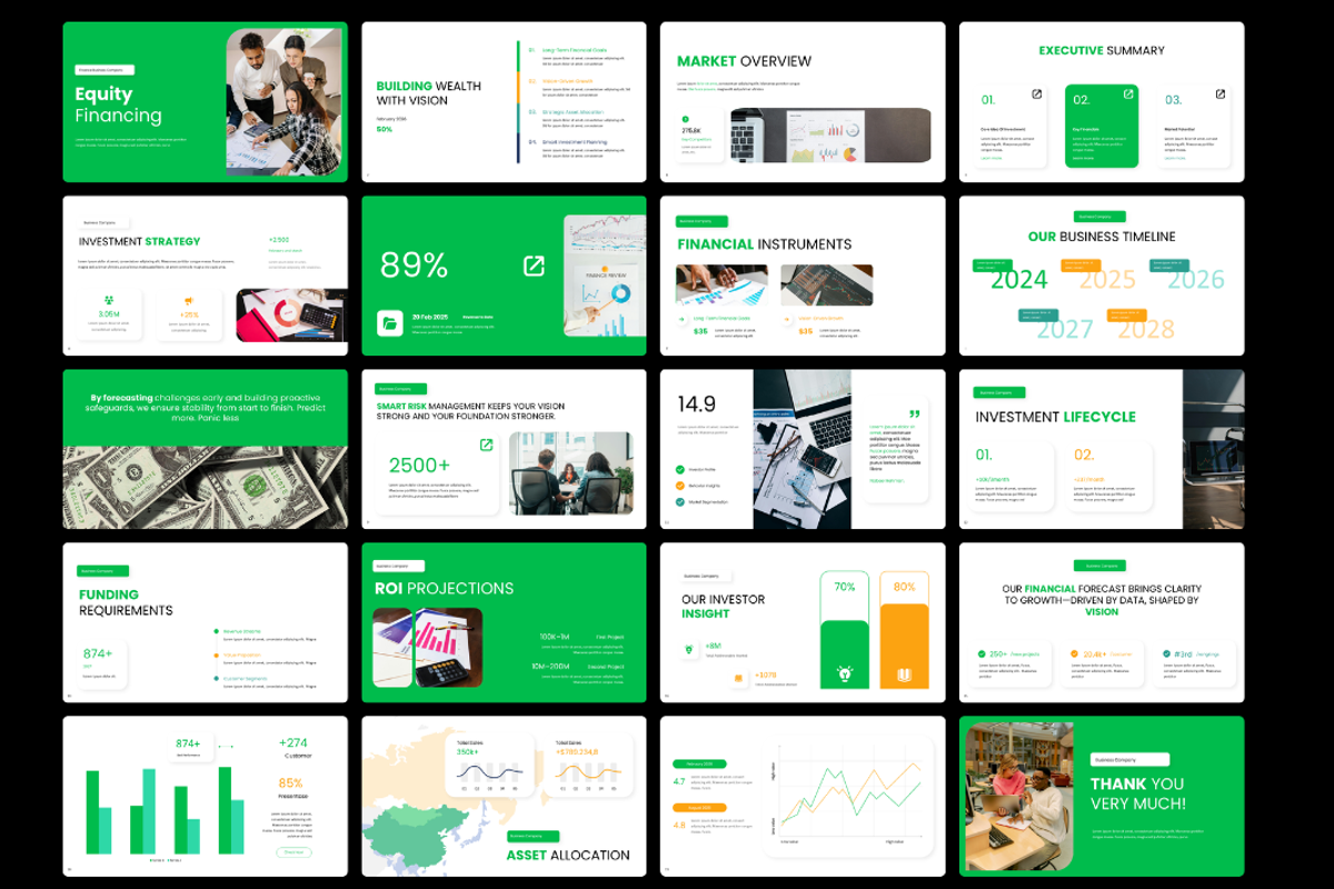Pitch Deck Finance Presentation, a Presentation Template by Hammad Arif (Photo 2 of 2)