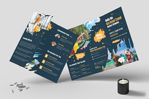Travel Trifold Brochure Template, a Brochure Template by MightyDesign