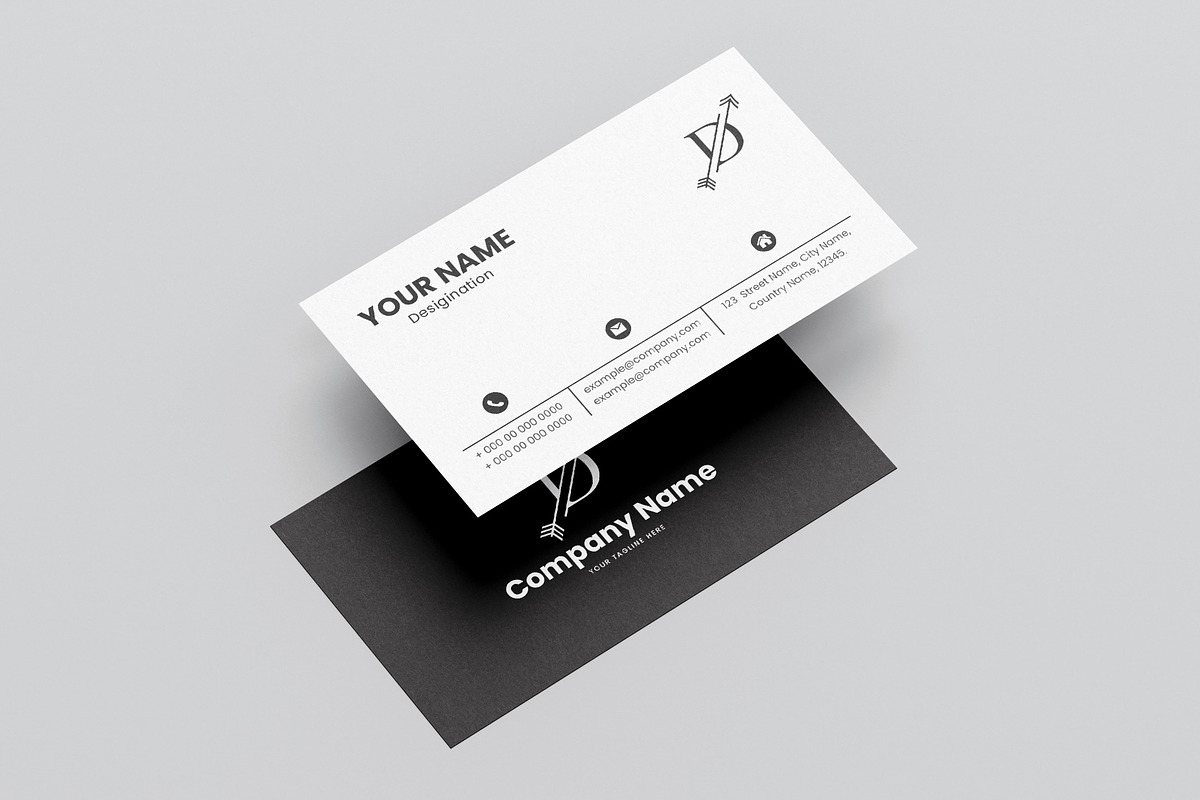 D letter monogram with stationary,, a Stationery Template by Walldecorated (Photo 3 of 3)
