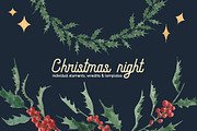 Christmas Night, an Illustration by Elisa Ursa (Thumbnail 1 of 5)