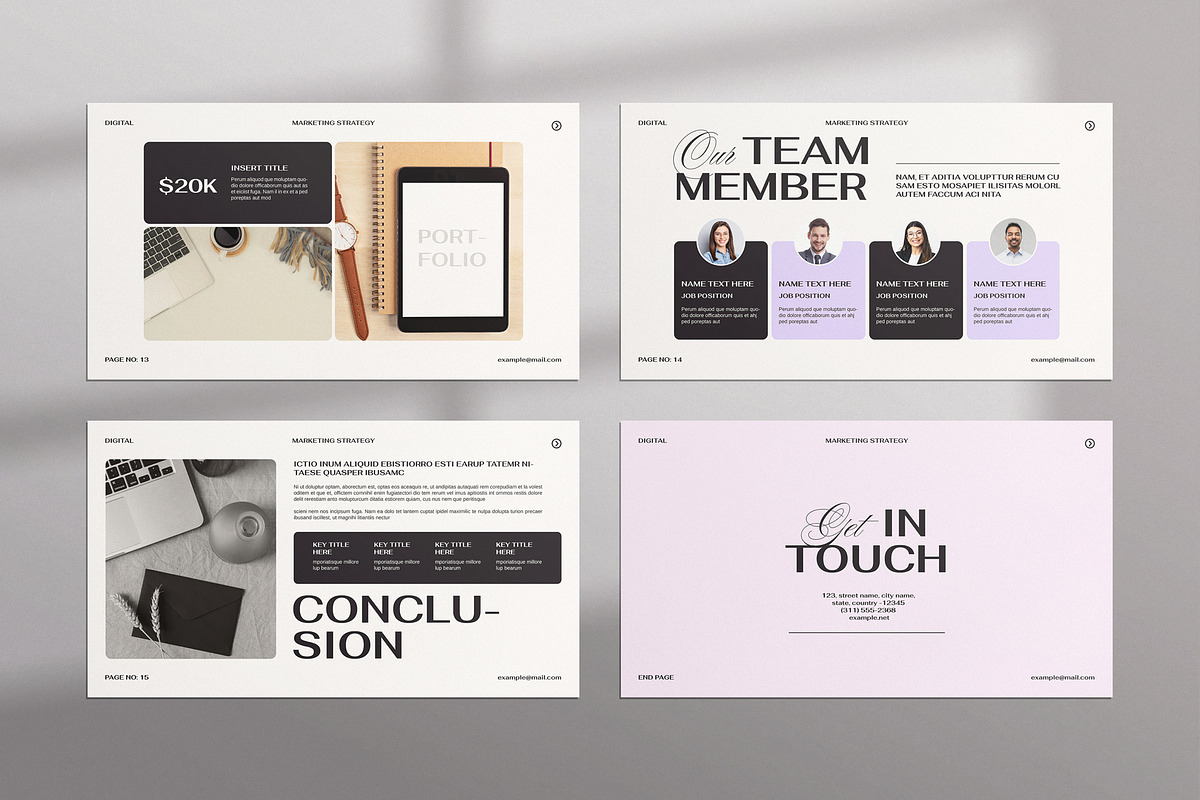 Digital Marketing Strategy Template, a Presentation Template by MassiveCreator (Photo 5 of 5)