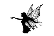 Magical Fairy Silhouette Bundle, an Illustration by jahid234 (Thumbnail 30 of 51)