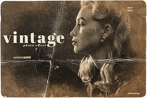 Vintage Photo Look Photoshop Effect, a Layer Style Add-On by smishura