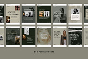 Noire Social Media Templates, a Social Media Template by Big Cat Creative (Thumbnail 4 of 6)