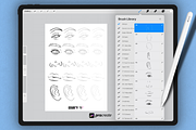 Arfican American Woman Stamp Brushes, a Brush Add-On by Procreate Market (Thumbnail 9 of 9)
