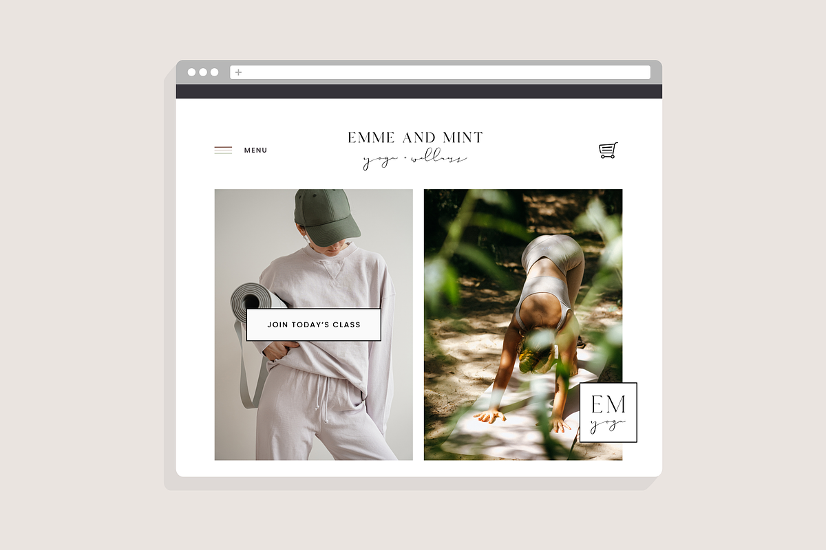 Yoga Logo Kit | Canva, a Branding & Logo Template by Erin Cassidy (Photo 4 of 10)