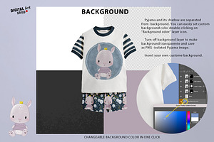 Baby Pyjama Mock Up