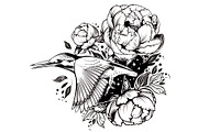 Kingfisher illustration. Vector Bird, an Animal Illustration by Tettygreen (Thumbnail 1 of 3)