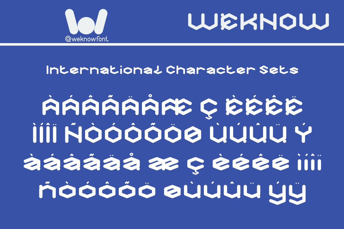 High tech font, a Font by weknow (Photo 8 of 8)