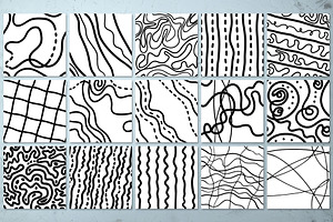 LINES, Abstract Seamless Patterns