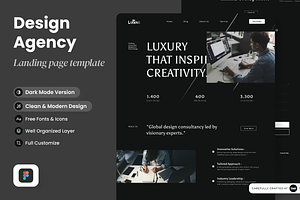 Luxxe - Design Agency Landing Page