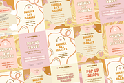 Retro Event Flyer Templates, a Flyer Template by HellYeahDesigns (Thumbnail 4 of 5)