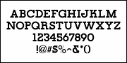 Cinema Serif JNL, a Slab Serif Font by Jeff Levine Fonts (Thumbnail 3 of 5)