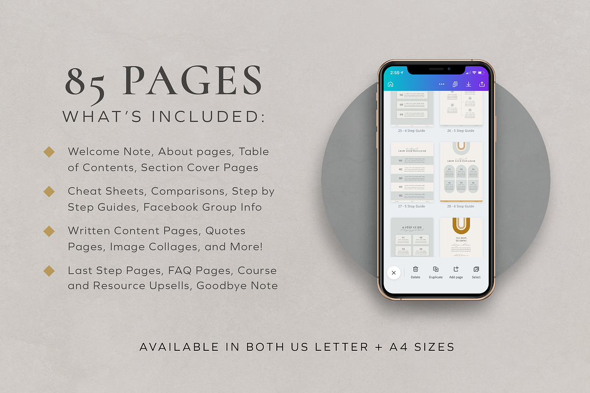 Digital Product Creator Canva Bundle, a Magazine Template by Studio Soluna (Photo 22 of 33)