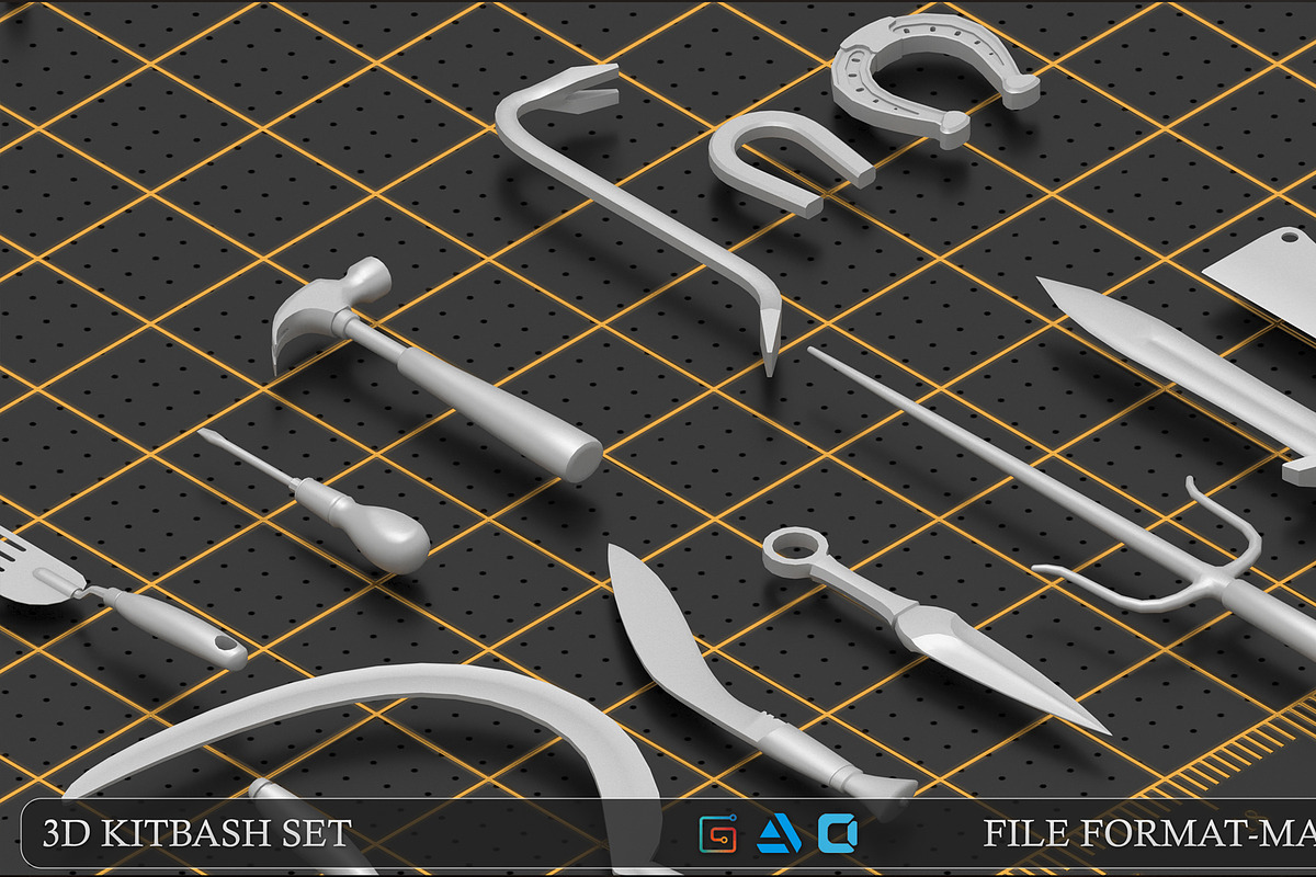 Mega pack items kitbash, an Object 3D Model by MohamedHussien1 (Photo 4 of 8)