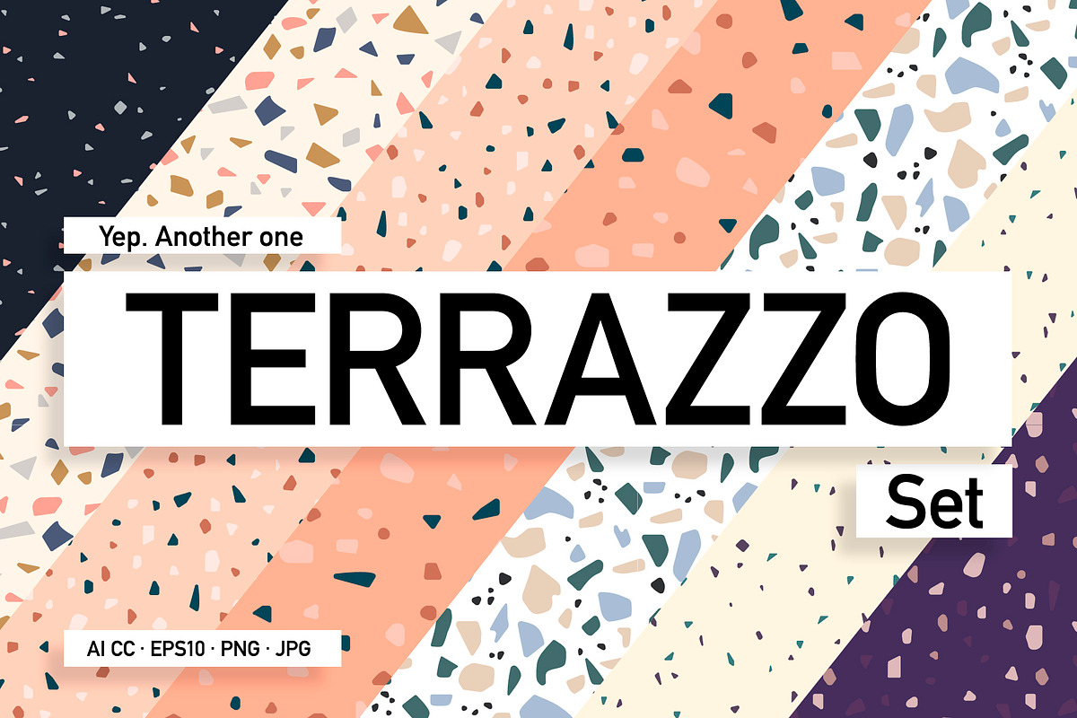 (Another One) Terrazzo Set, a Pattern Graphic by Minkina (Photo 1 of 4)