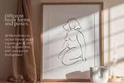 BODY - abstract one line art, an Illustration by Anna.Klets (Thumbnail 3 of 11)
