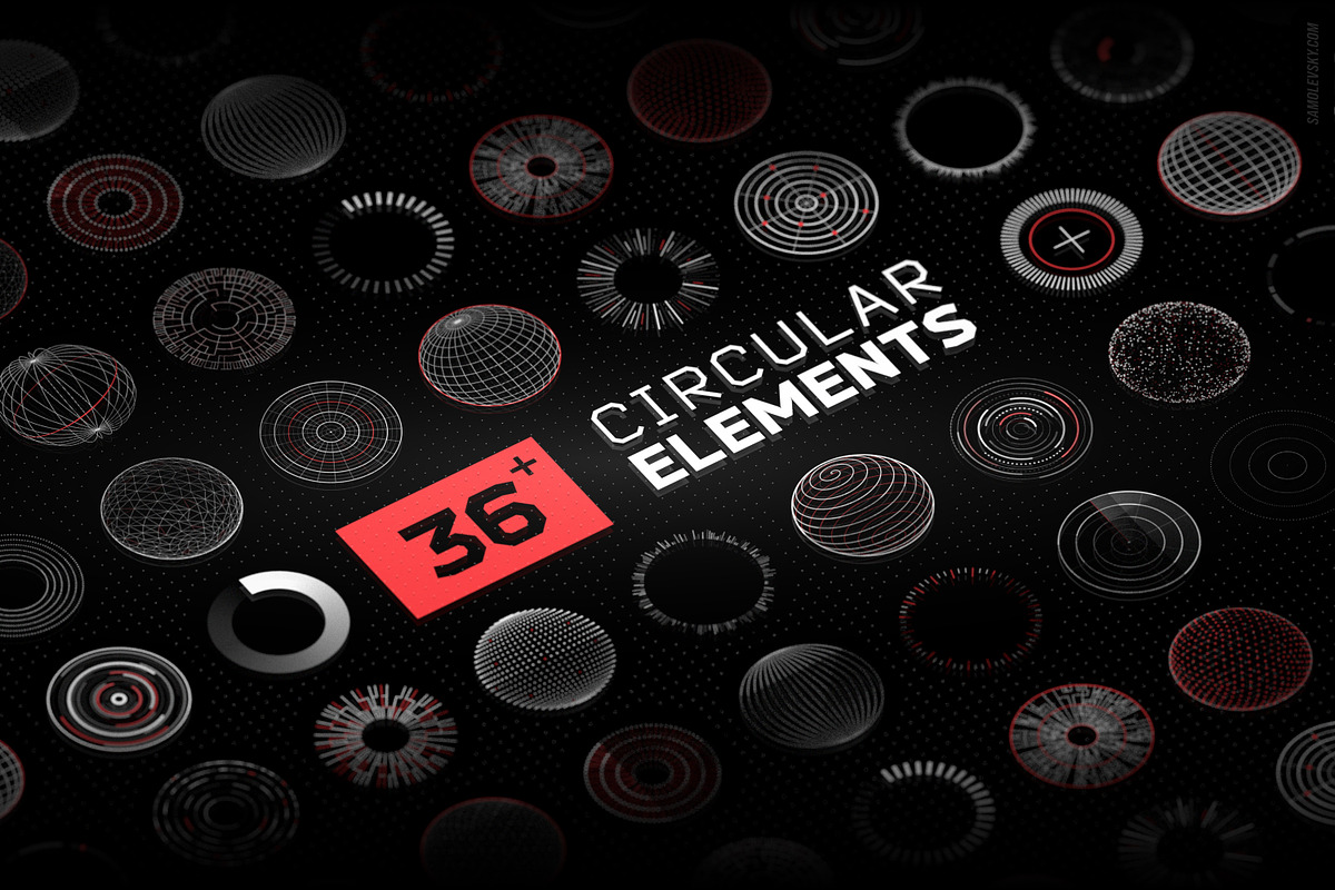 Futuristic UI - 200 Design Elements, an Object Graphic by Samolevsky (Photo 14 of 17)