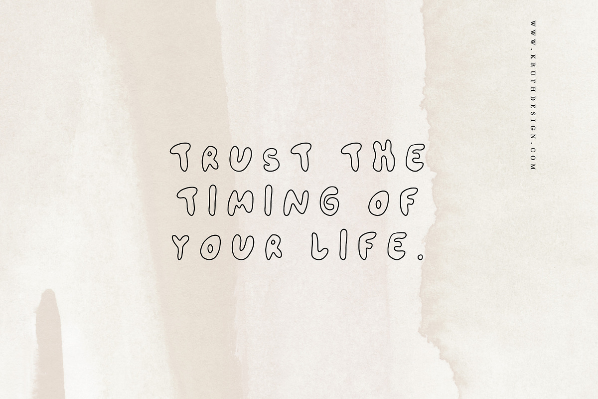 The Funky Font / by kruthdesign, a Script Font by KruthDesign (Photo 4 of 10)