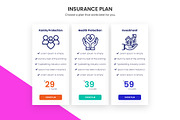 Insurance Plan, an UI Kit Template by Sujun Baidyaa (Thumbnail 1 of 2)