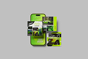Instagram Carousel Mockup, an Advertising Mockup by Pikachudesign (Thumbnail 3 of 5)