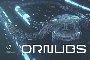 Ornubs Font, a Sans Serif Font by baqoos