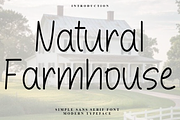 Natural Farmhouse, a Sans Serif Font by InermediaSTUDIO (Thumbnail 1 of 7)