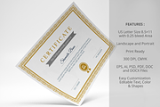 Diploma Certificate Template, a Stationery Template by NasirGrfx (Thumbnail 4 of 5)