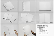 Menu Book Mockup Set - Leather Cover, a Books & Magazine Mockup by Remnand Studio (Thumbnail 2 of 10)