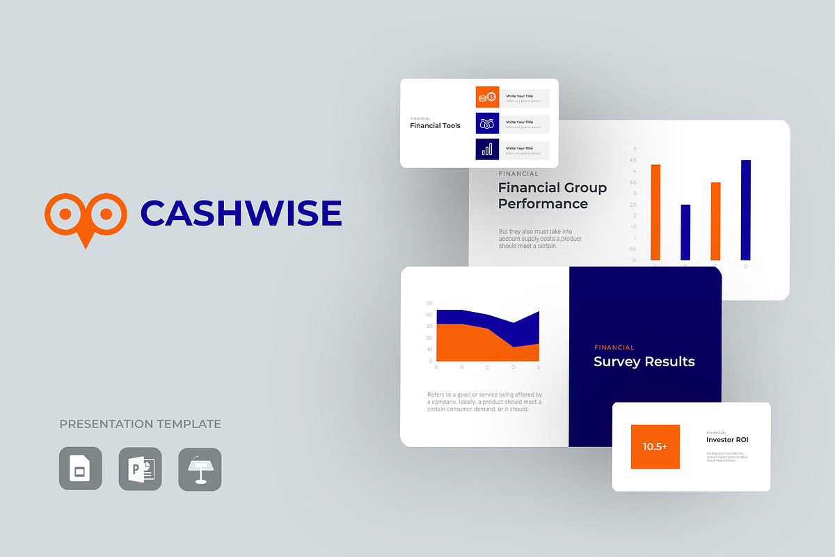 WAVES Finance Presentation Bundle, a Presentation Template by slidequest (Photo 3 of 14)