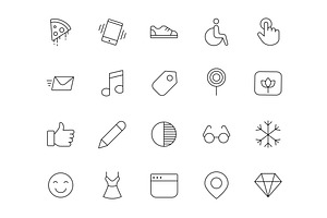 ONE - 600 Premium Icons