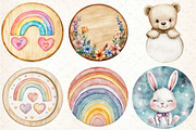 Baby Monthly Milestones Clipart, an Illustration by DreamCafeArt (Thumbnail 2 of 7)