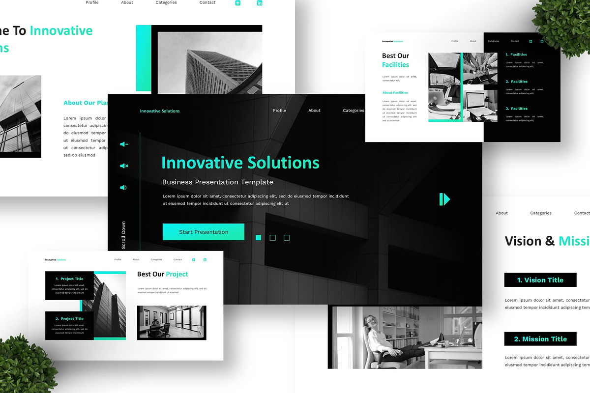 Innovative Solutions - Business GSL, a Presentation Template by Deepslide Studio (Photo 2 of 4)