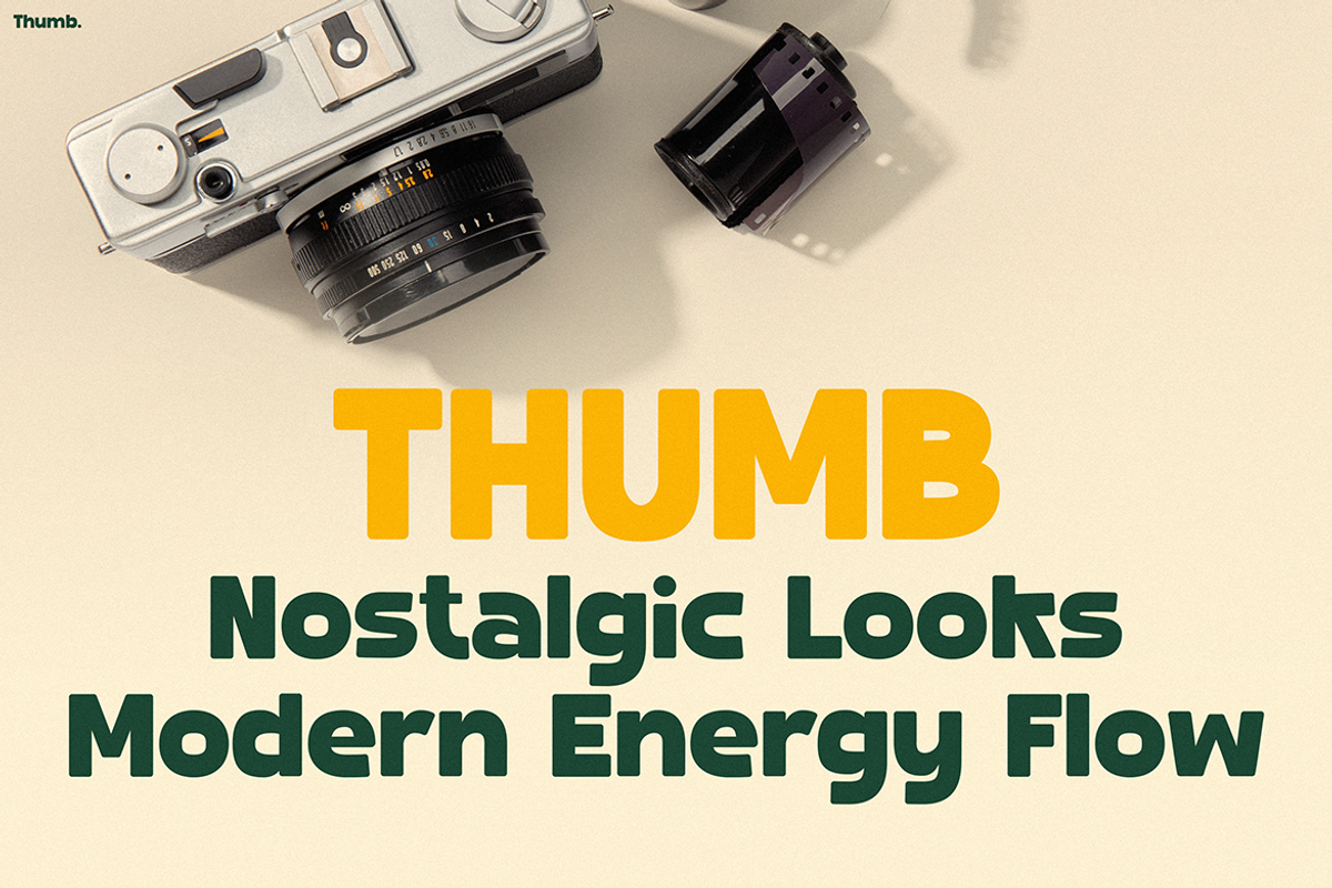 THUMB, a Sans Serif Font by Pinisi ART (Photo 4 of 10)