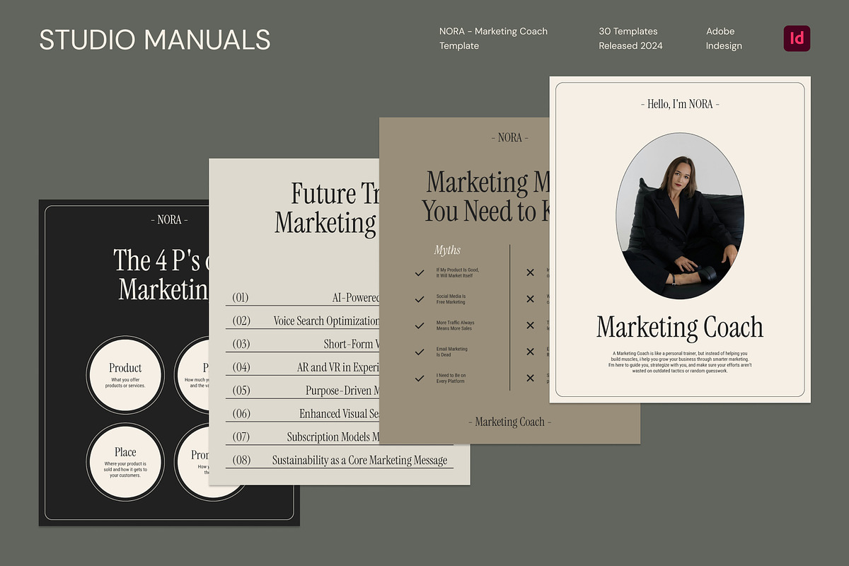 NORA – Marketing Coach, a Social Media Template by Studio Manuals (Photo 3 of 8)