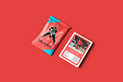 Trading Cards Mockup v.4 - 12 views, a Merchandise Mockup by Illusiongraphic (Thumbnail 2 of 25)