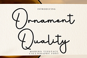 Ornament Quality, a Handwritten Font by InermediaSTUDIO (Thumbnail 1 of 8)