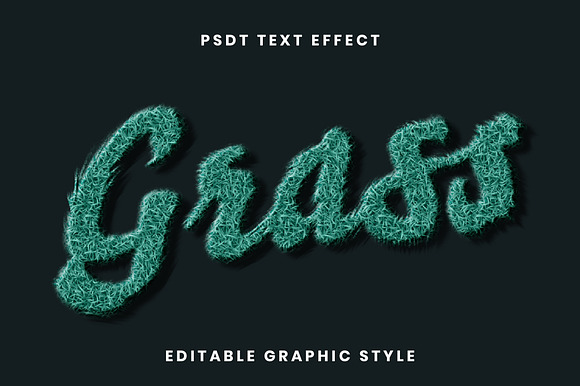 Grass Script Text Effect preview 2