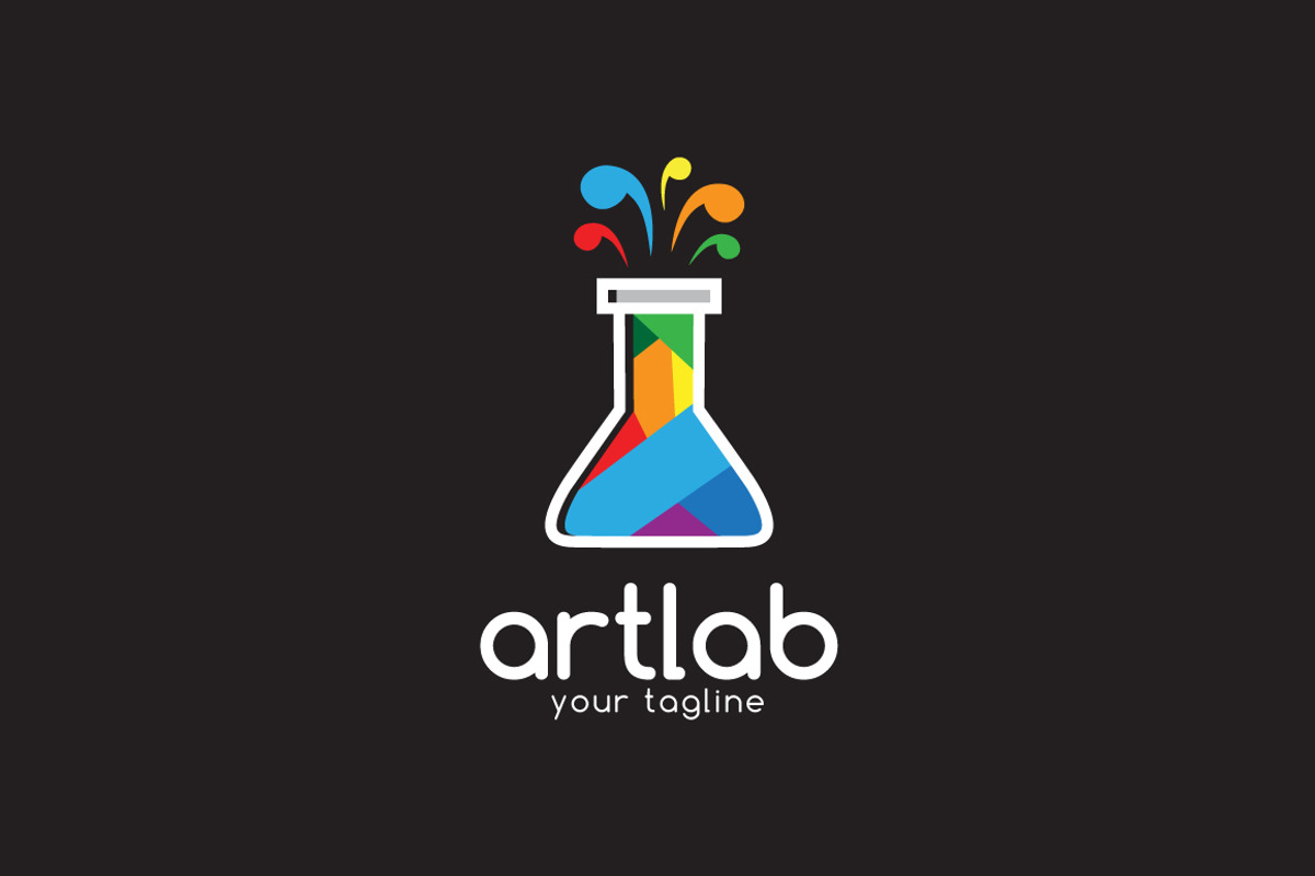 Art Lab Logo, a Branding & Logo Template by Sahade Studio