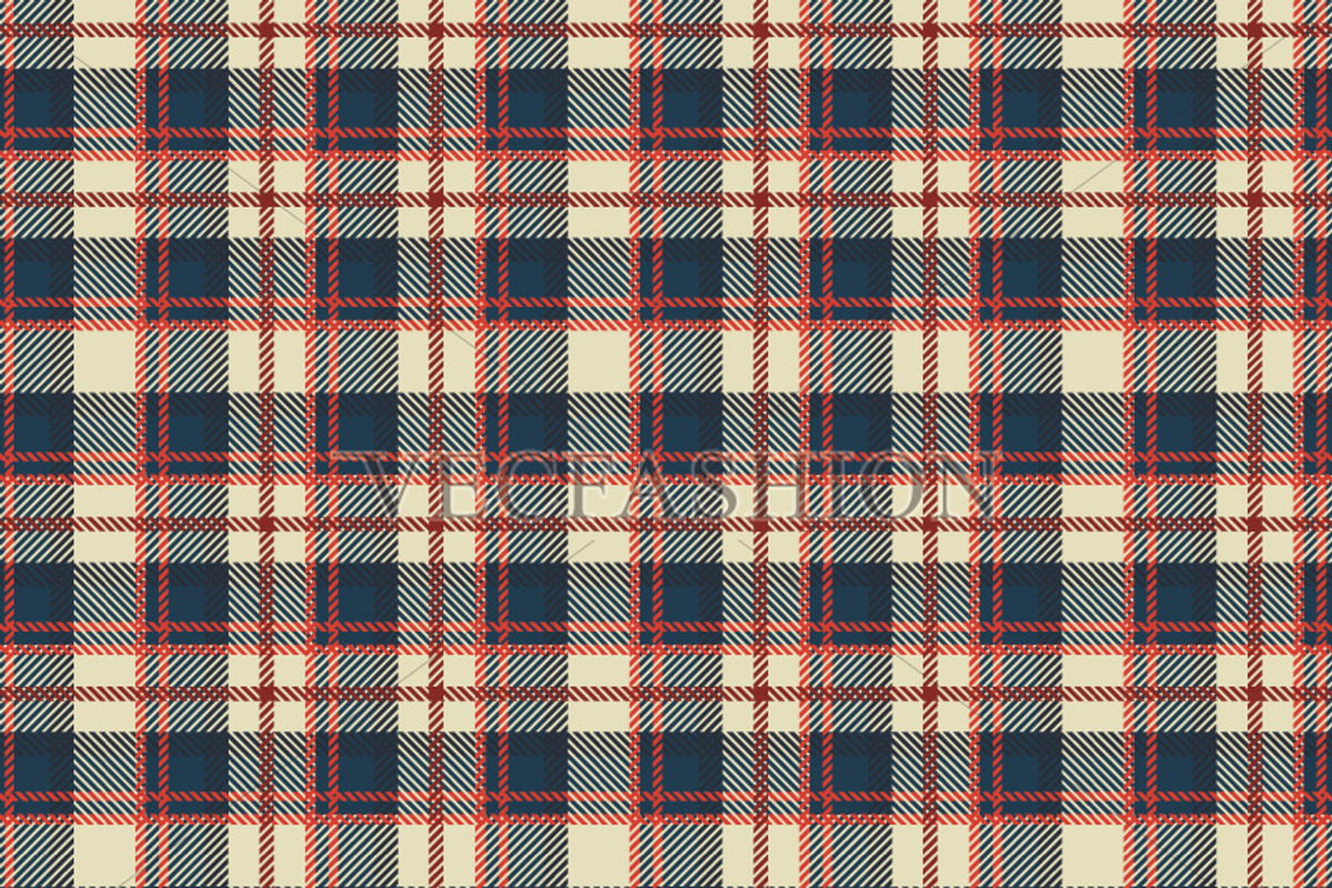 5 Scottish Seamless Patterns, a Pattern Graphic by VECFASHION (Photo 4 of 5)