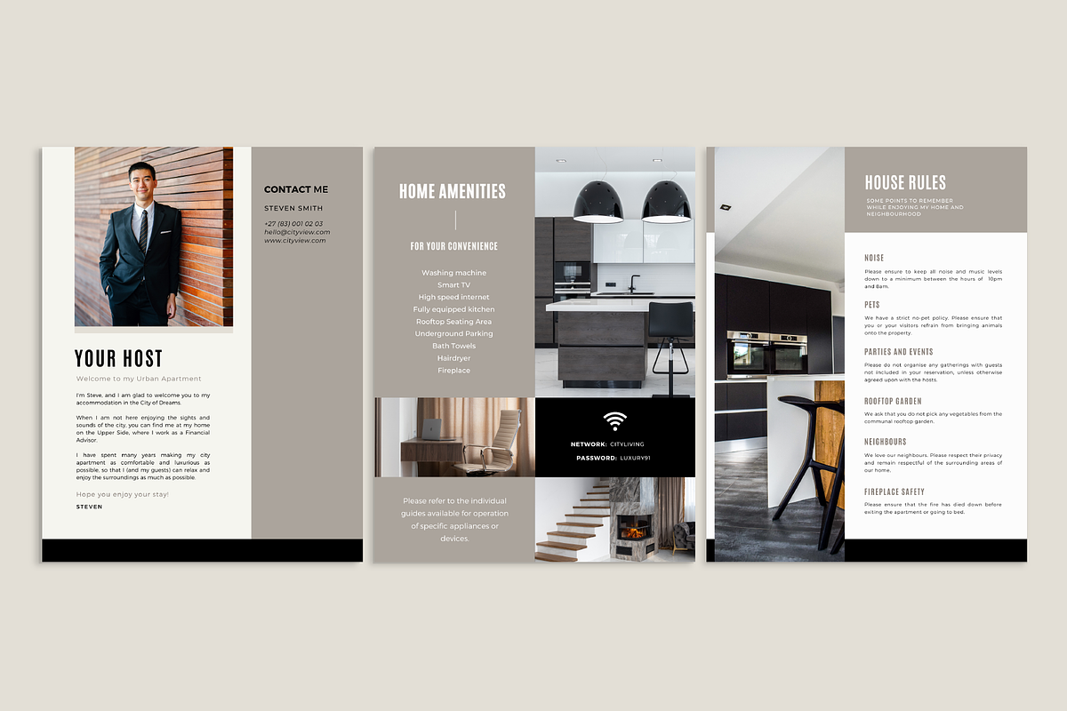 City Airbnb Superhost Welcome Book preview 7