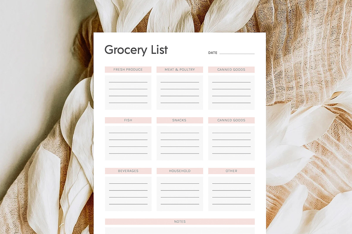 Grocery List, a Stationery Template by DesignDevisers (Photo 6 of 11)