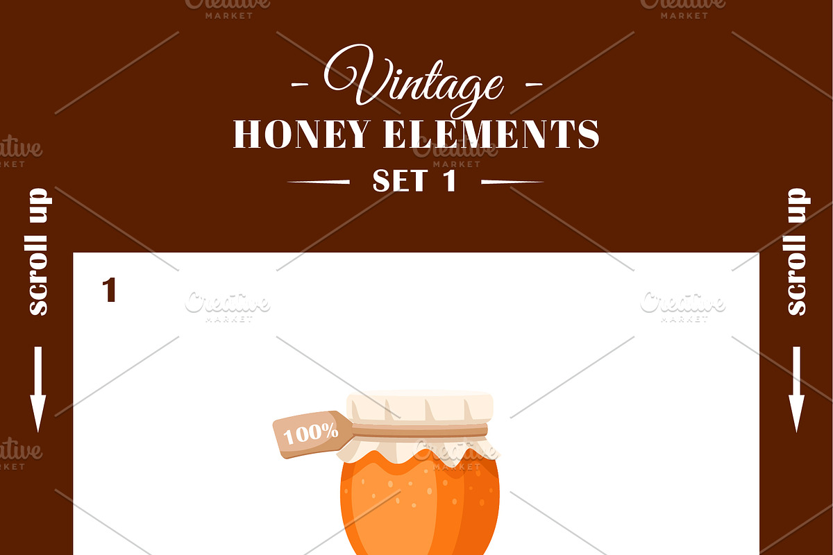 18 Modern Honey Logos Templates, a Branding & Logo Template by Art Design (Photo 8 of 11)