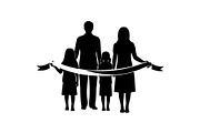 Cancer Awareness Ribbon Silhouette, a Seasonal Illustration by Designer_Momina (Thumbnail 9 of 11)