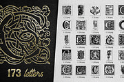 28 IN 1 VINTAGE LETTERS COLLECTION, a Symbol Font by Graphic Spirit (Thumbnail 5 of 31)