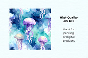 Mermaidcore Seamless Patterns, a Pattern Graphic by Anna Design Studio (Thumbnail 5 of 7)