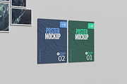 Poster Mockup, a Product Mockup by seramoe (Thumbnail 5 of 5)