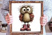 Valentine Day Owl Clipart, an Illustration by SinaCreation (Thumbnail 4 of 7)