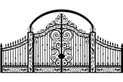 Decorative Iron Gate Bundle, a Decorative Illustration by Designer_Momina (Thumbnail 7 of 26)