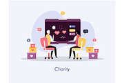 Charity illustration vector bundle, a Person Illustration by foxndeer (Thumbnail 3 of 4)